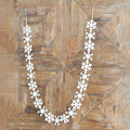 Plush Snowflake Garland