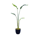 Potted Banana Leaf Branch - 124cm