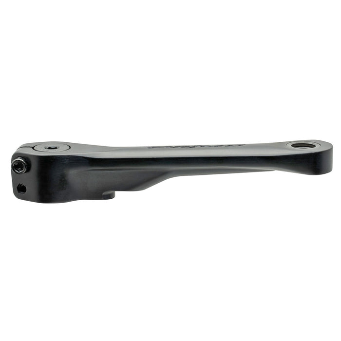 A Primo Powerbite V3 Cranks with a sleek design and a hole for pedal attachment on one end, featuring the durability of a chromoly spindle.