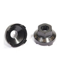Product description: Profile Elite Freewheel Removal Tool with two black metal collets on a white background.