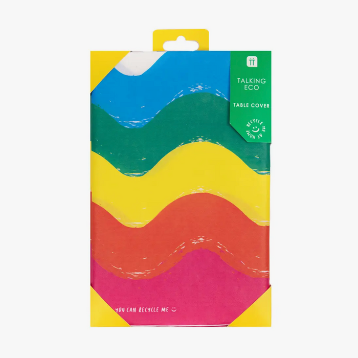 Rainbow Wave Table Cover