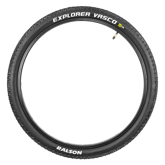 Ralson 29x2.10 MTB Tire - Explorer Vasco - Nylon, Skin Wall