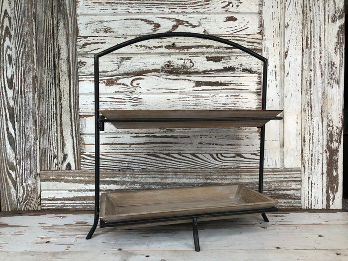 Rectangular Two Tier Tray