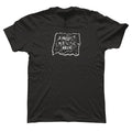 A black, pre-shrunk Relic White Riot T-Shirt (Black/White) featuring a graphic design with the word "RELIC" displayed multiple times on a distressed, torn background. Made from 100% cotton for durability and comfort.
