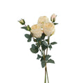 Rose 3 Bundle Antique Beige Silk Flower - 65cm