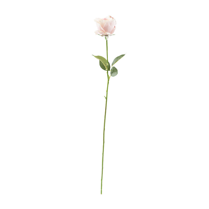 Rose 66cm Light Pink Silk Flower Stem