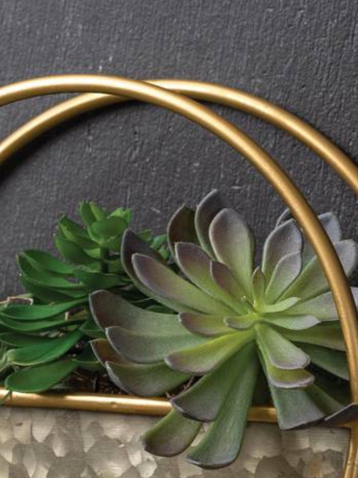 Round Metal Wall Pocket