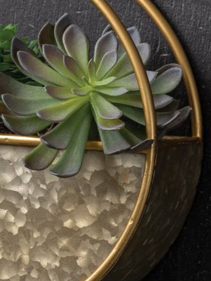 Round Metal Wall Pocket