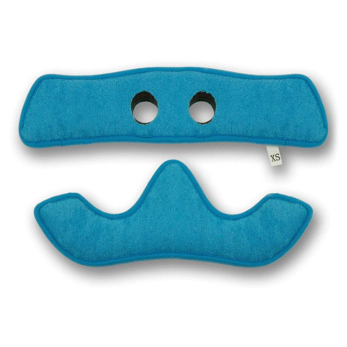A S-One Lifer Helmet RAD Liner with a mustache on it.