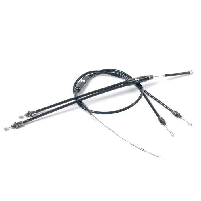A pair of Salt AM Rotor Cables, Upper on a white background.