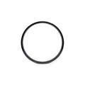 The Salt Mesa 18 Inch Rim, a sleek circular black ring with a thin profile, crafted from durable 6061-T6 alloy, stands out against a pristine white background.