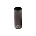 The Salt Plus HQ Peg (Each) is a black BMX bike peg with a lightweight design, featuring "Saltplus" and "heat-treated" text detailing on its side. It is crafted from heat-treated chromoly.