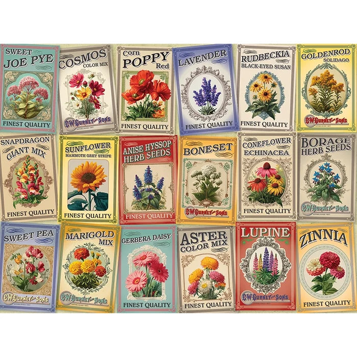 Seed Packet Collage Puzzle