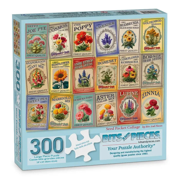 Seed Packet Collage Puzzle