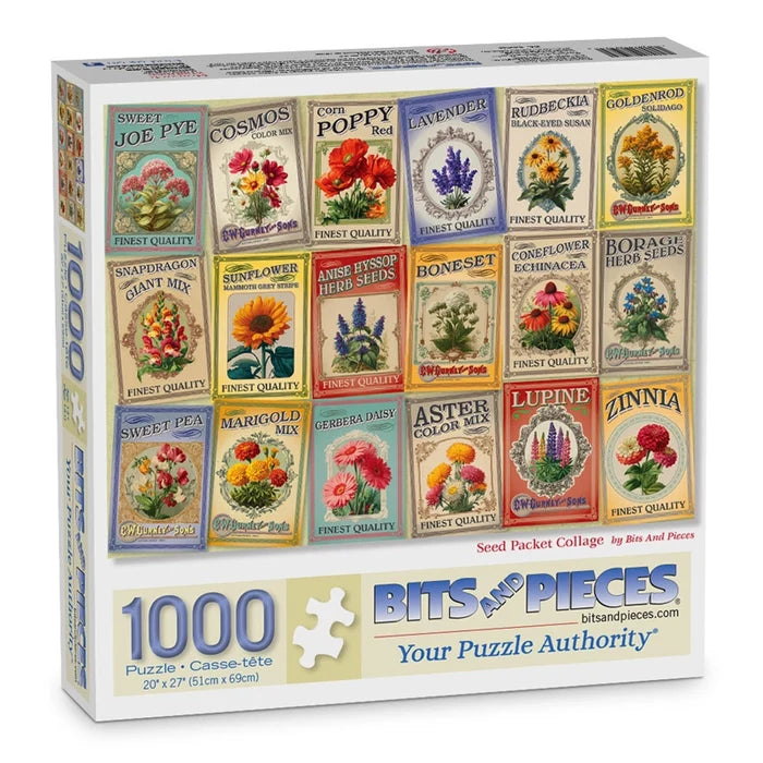 Seed Packet Collage Puzzle