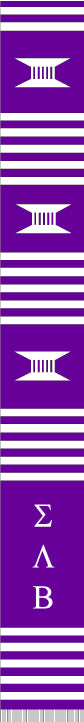 Sigma Lambda Beta Kente Stole