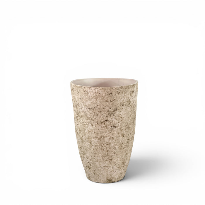 Sirus Vase Round S 35.5x49.5 Ivory