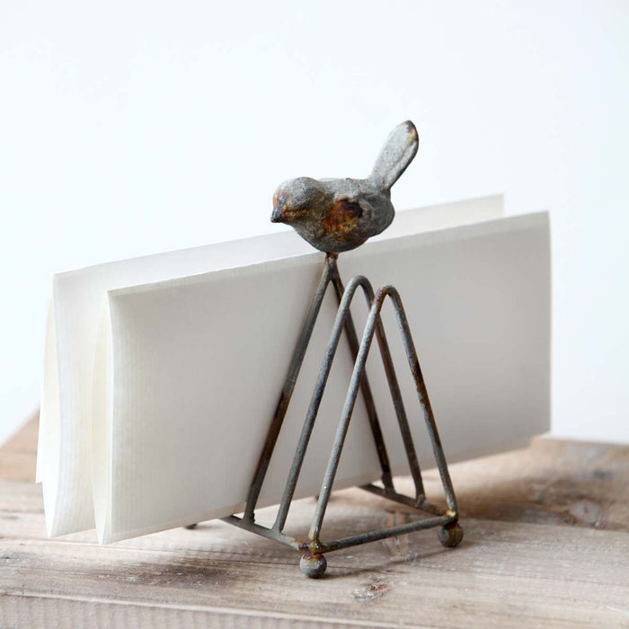 Song Bird Metal Letter Holder