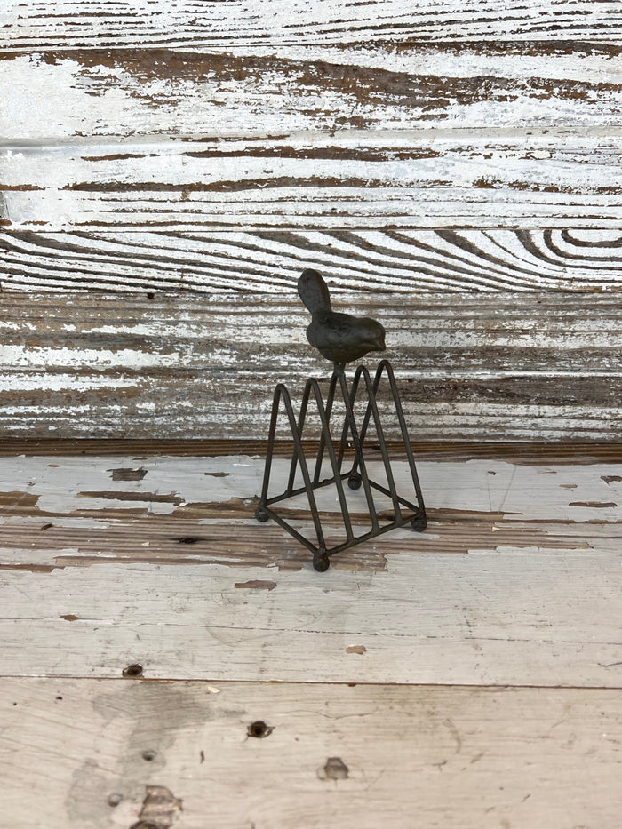 Song Bird Metal Letter Holder