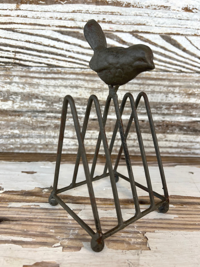Song Bird Metal Letter Holder