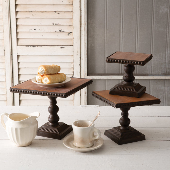 Square Dessert Stand Set