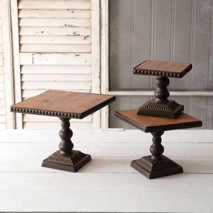 Square Dessert Stand Set