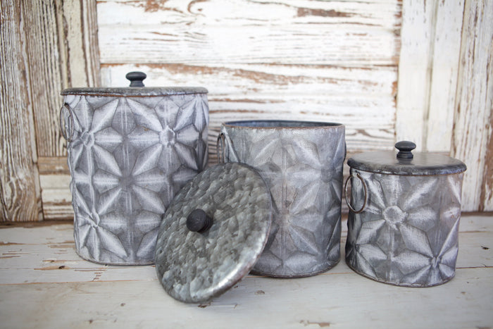 Star Pattern Canister Set