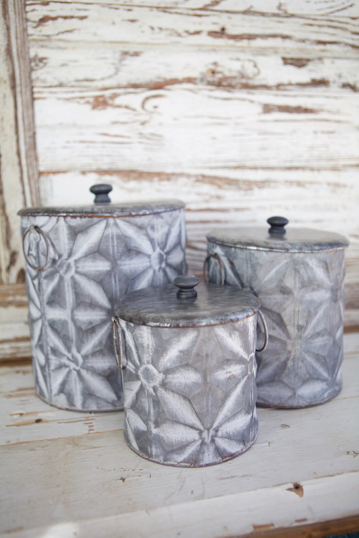 Star Pattern Canister Set