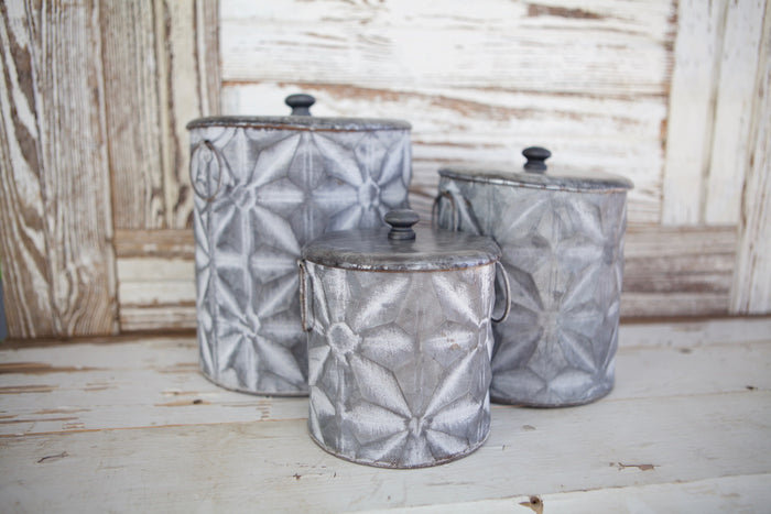 Star Pattern Canister Set