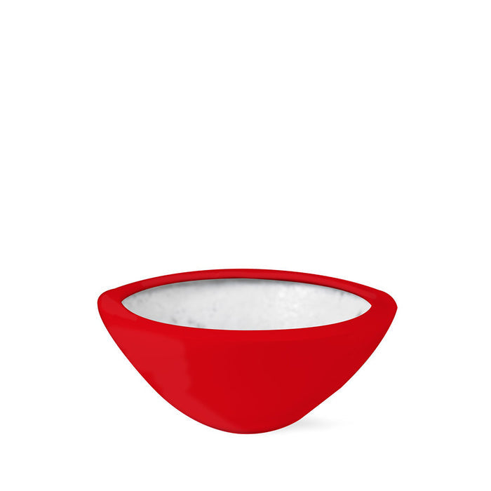 Plant Couture - Artificial Plant Pot - Strelli - Desk Bowl - Traffic Red