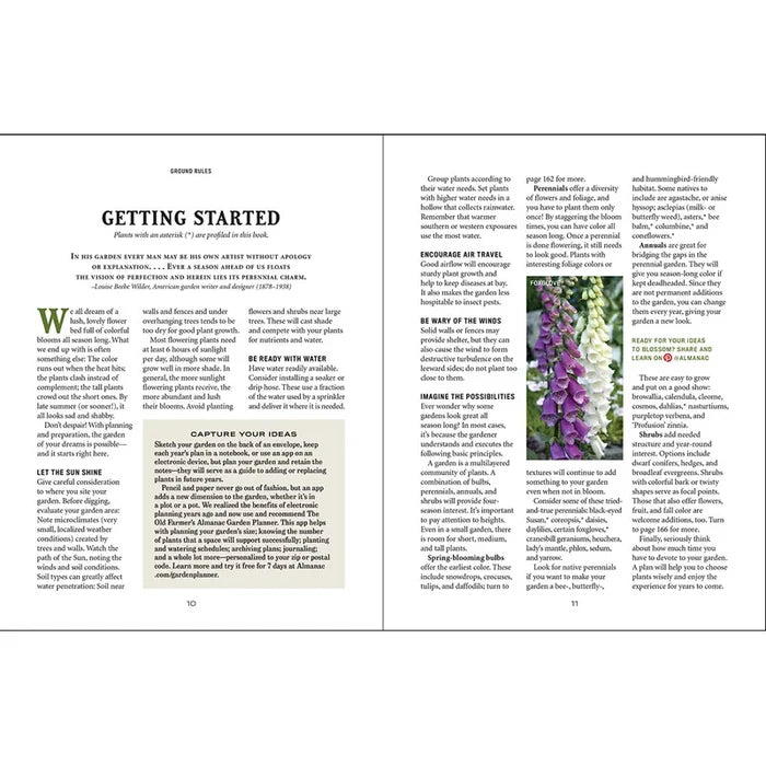 The Old Farmer’s Almanac Flower Gardener’s Handbook