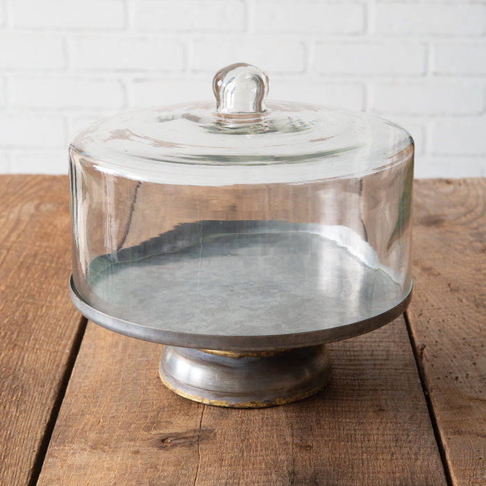 Traditional Dessert Cloche with Stand