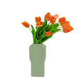 Tulips Orange in Medium Ceramic Vase