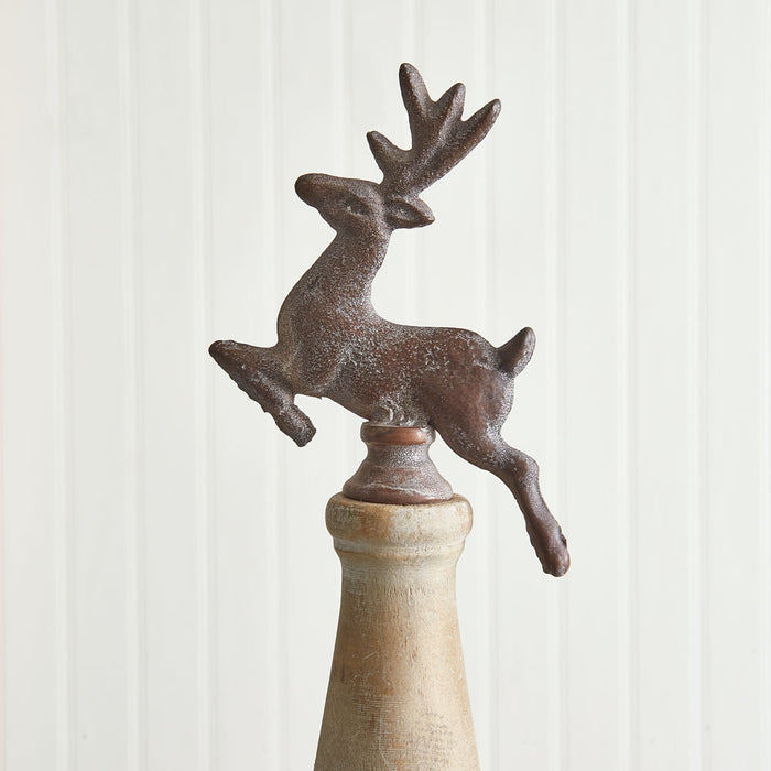 Two-Tiered Metal Christmas Tray