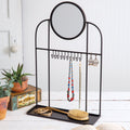 Vanity Mirror And Jewelry Stand