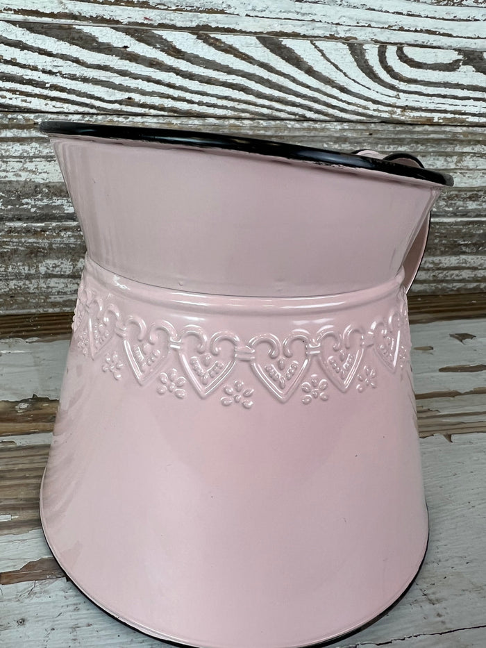 Wide Mouth Pink Pitcher