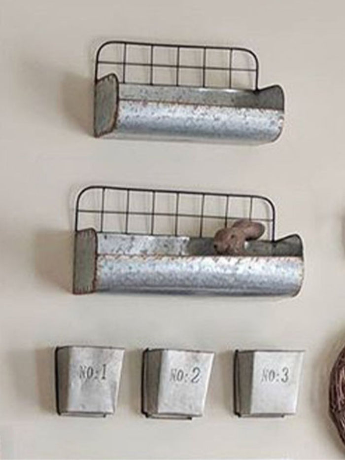 Wire Back Wall Bin Set