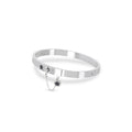 Women's Stainless Steel 18K Gold-Plated Bracelet – Bangle Charme Cuff Silver – Meiva bracelet