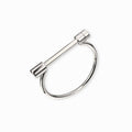 Women's Stainless Steel 18K Gold-Plated Bracelet – Bangle Screw Cuff Silver, Statement – Meiva bracelet