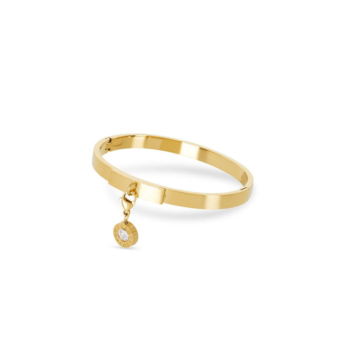 Women's Stainless Steel 18K Gold-Plated Bracelet – Bangle Uniq Cuff – Meiva bracelet