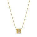 Women's Stainless Steel 18K Gold-Plated Cubic Zirconia Ring – Necklace Triple Roman Numeral, Statement – Meiva ring