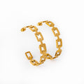 Women's Stainless Steel 18K Gold-Plated Earrings – Hoop Alexandra Hoop – Meiva earrings