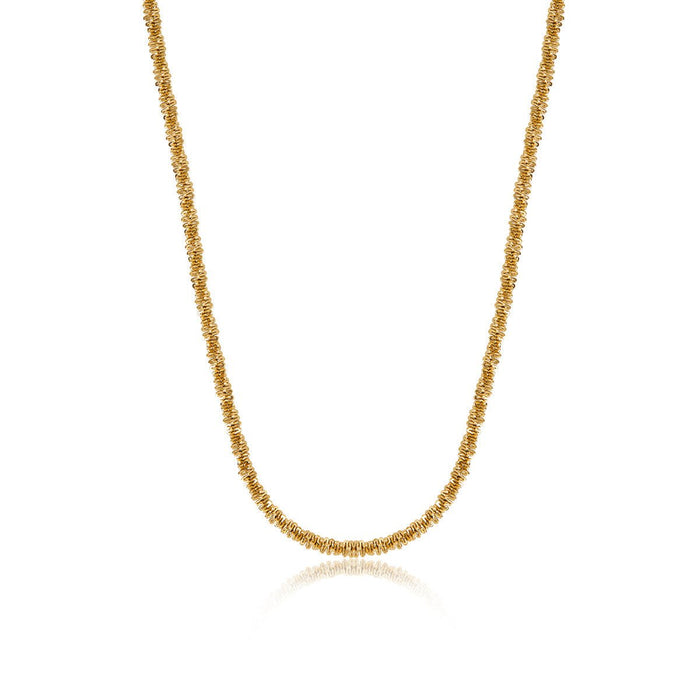 Women's Stainless Steel 18K Gold-Plated Necklace – Dely, Dainty – Meiva necklace