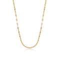 Women's Stainless Steel 18K Gold-Plated Necklace – Destiny Chain, Dainty – Meiva necklace