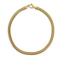Women's Stainless Steel 18K Gold-Plated Necklace – Gaia Mesh Choker – Meiva necklace