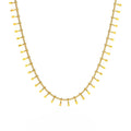 Women's Stainless Steel 18K Gold-Plated Necklace – Jurere Choker, Dainty – Meiva necklace