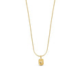 Women's Stainless Steel 18K Gold-Plated Necklace – Shine Pendant – Meiva necklace