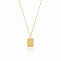 Women's Stainless Steel 18K Gold-Plated Necklace – Sunrise with Sunrise Pendant – Meiva necklace