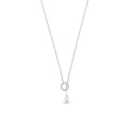 Women's Stainless Steel 18K Gold-Plated Pearl Necklace – Sicily Silver – Meiva necklace