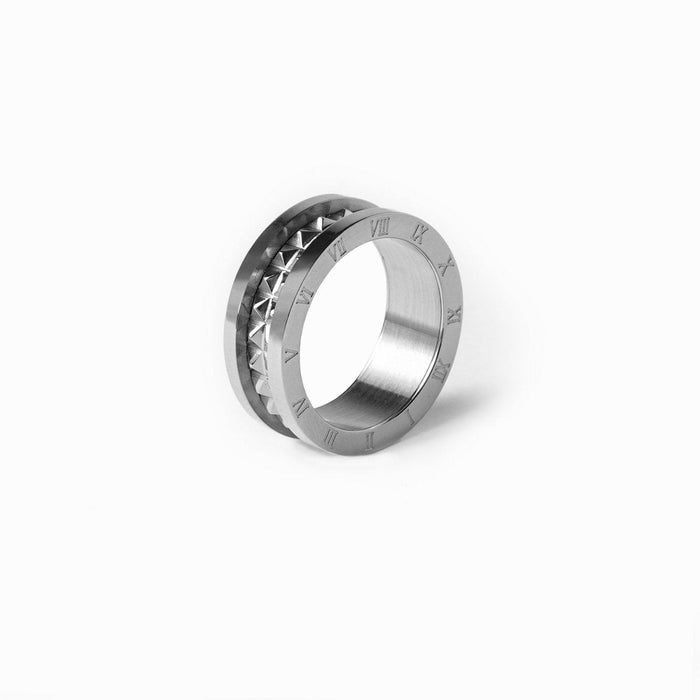 Women's Stainless Steel 18K Gold-Plated Ring – Genova Silver, Dainty – Meiva ring